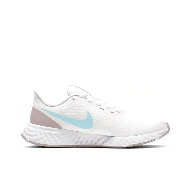 Nike Revolution 5 White/Blue Women's-1