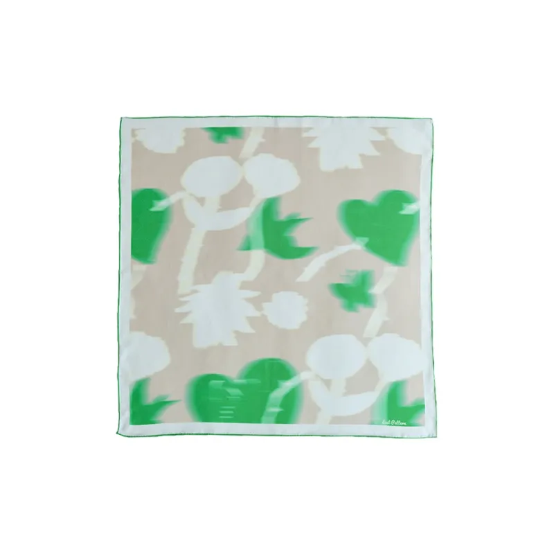 LOST PATTERN Silk Scarves Unisex-2