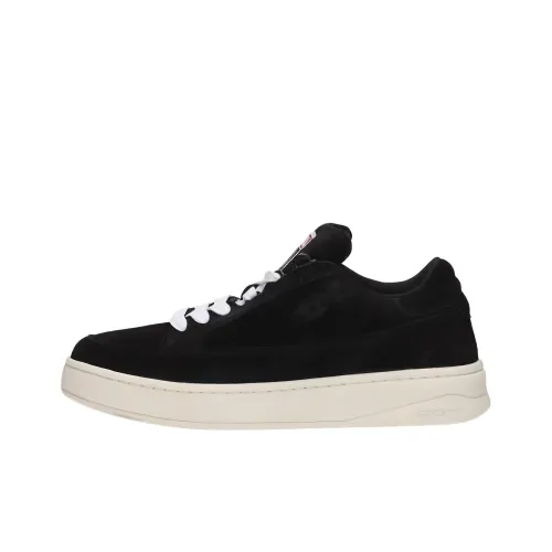 DIESEL Skateboard Shoes Men Low-Top Black