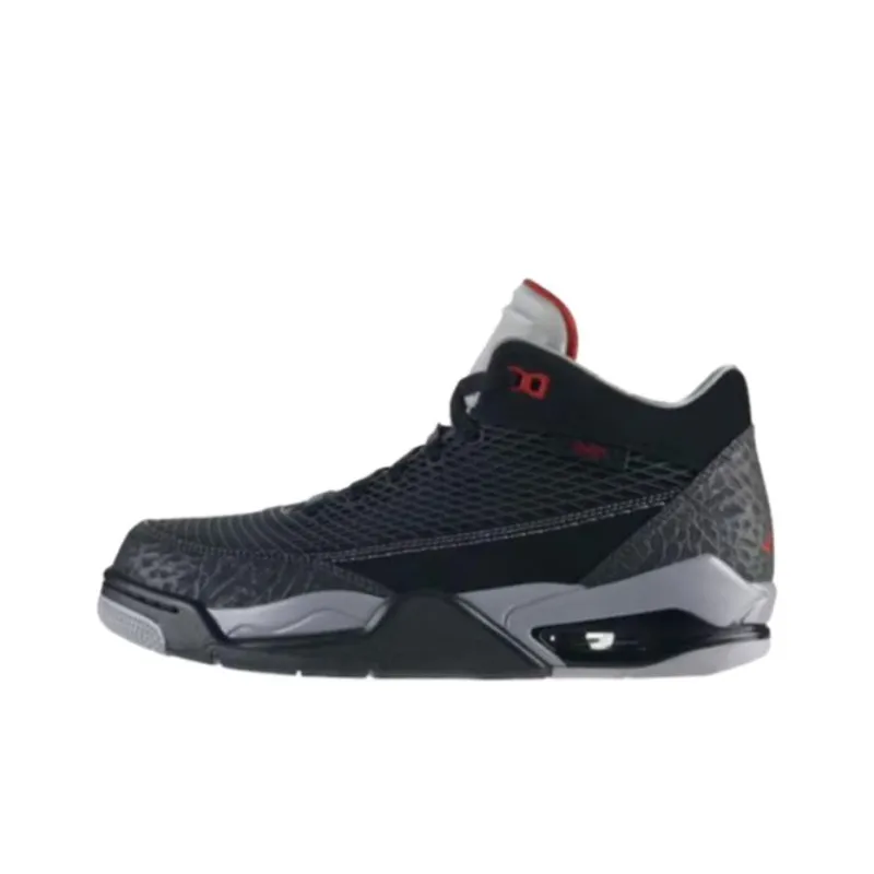 Jordan Flight Club 80s Black Gym Red Anthracite-0