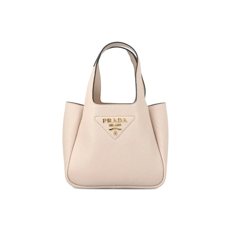 PRADA Calfskin Basket Bag Tote Bag Shopping Bag Handbag Mini Women's Pink-0