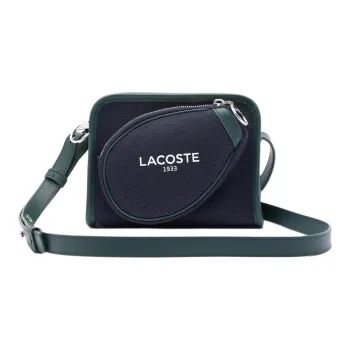 LACOSTE Cotton Crossbody Bag Shoulder Bag Unisex Blue