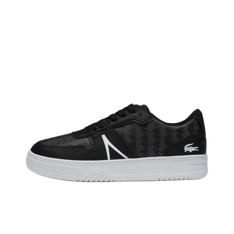 LACOSTE Low Top Skateboard Shoes Men's Black-0