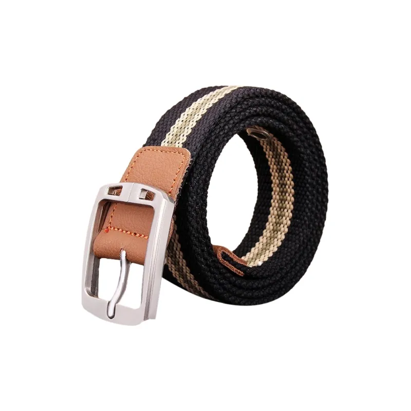 ACUC Canvas Leather Belts Unisex 3.5cm-5