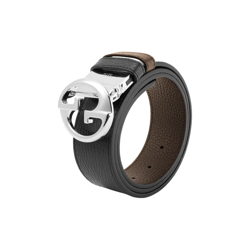 GUCCI GG Leather Belts Men-2