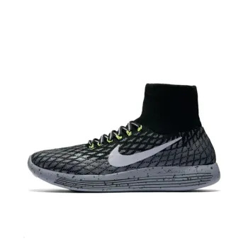 Nike Lunarepic Flyknit Shield Black Silver Volt Women's