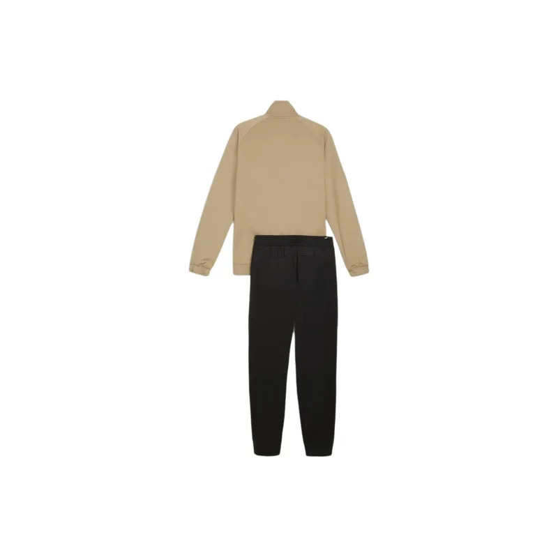 PUMA POWER POLY TRACKSUIT Casual Sportswear Men's Coffee+Black-1