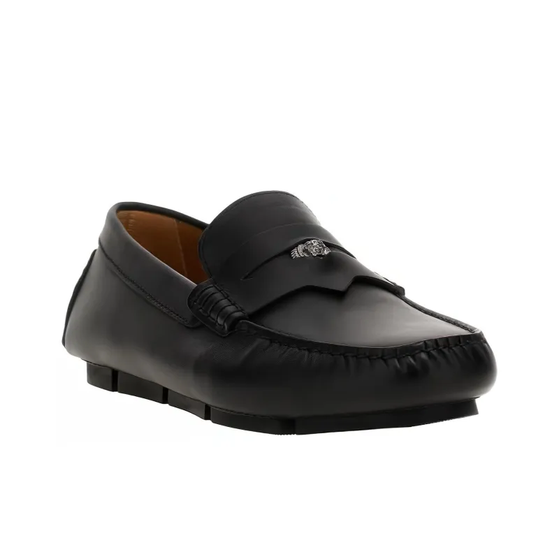 VERSACE Medusa Leather Loafers-2