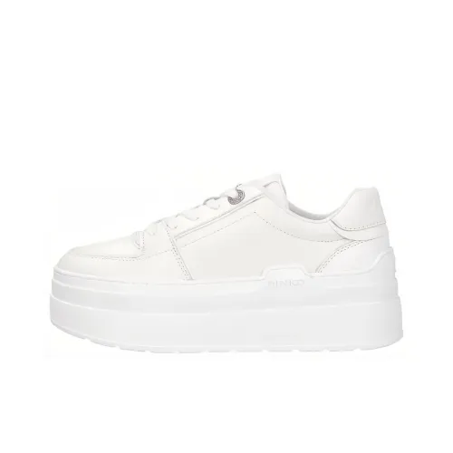 PINKO Greta Love Birds-logo Platform Sneakers