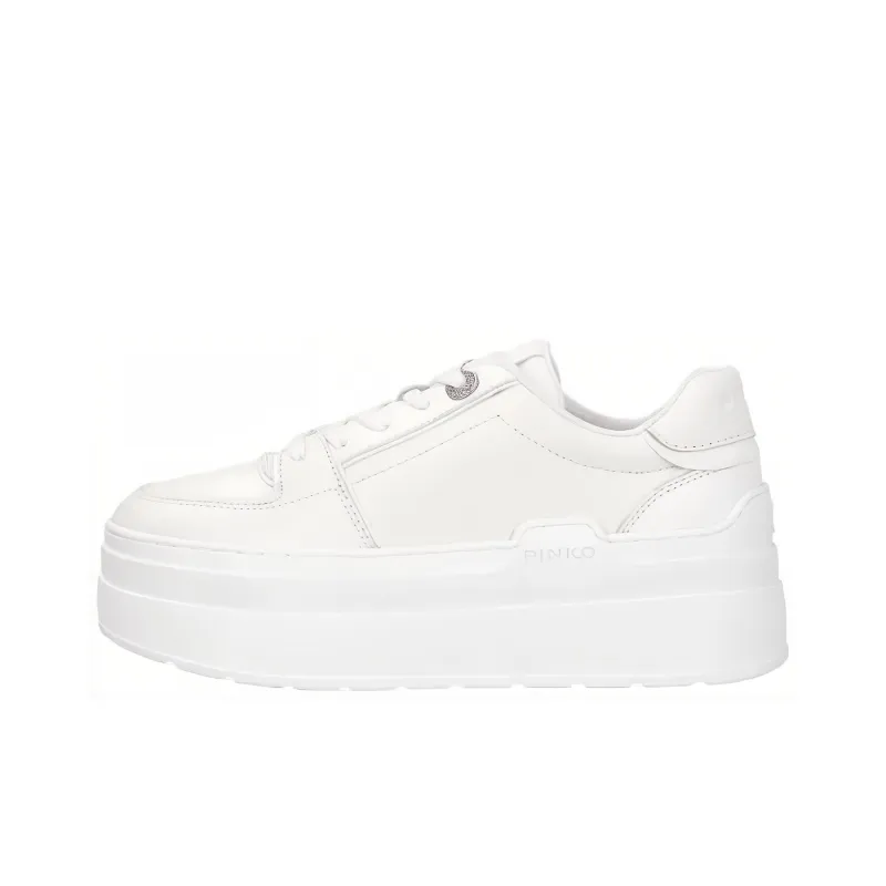 PINKO Greta Love Birds-logo Platform Sneakers-0
