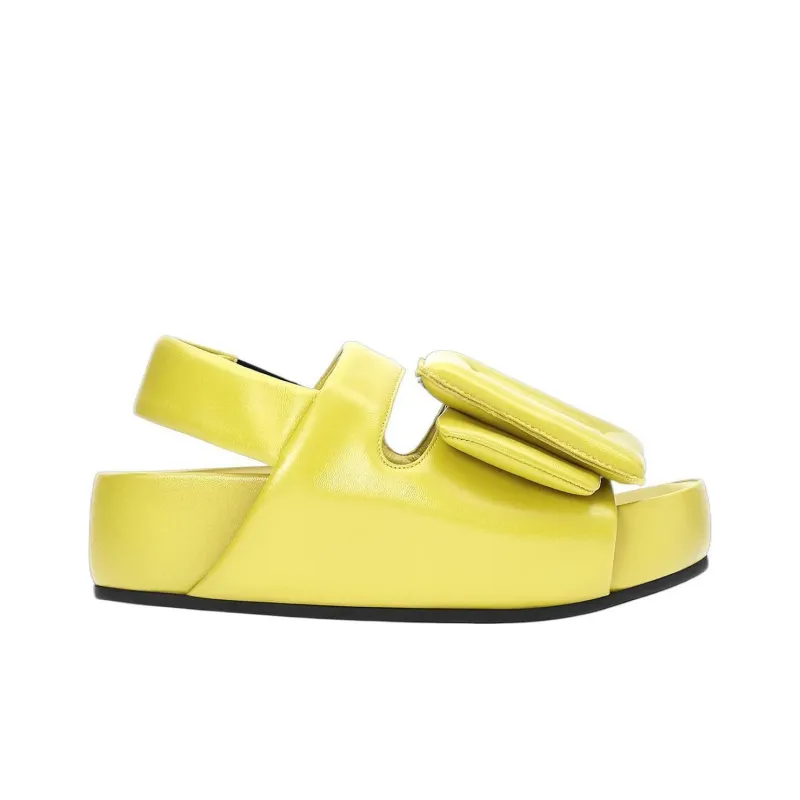 BOYY Strap Sandals 5.5cm Women's Yellow-1