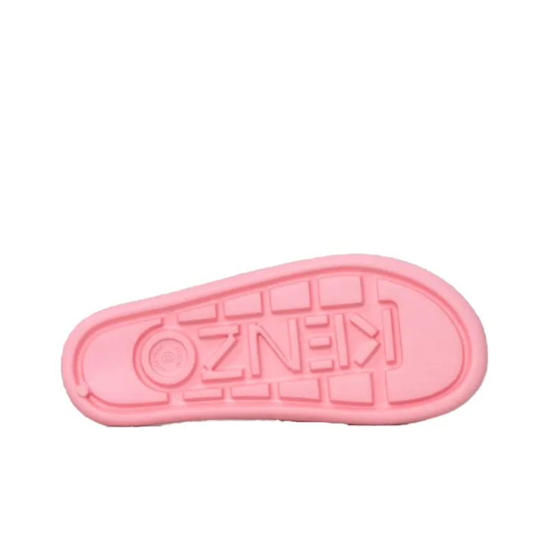 KENZO Rubber Sole Antibacterial Slide Slippers Women's Pink-4