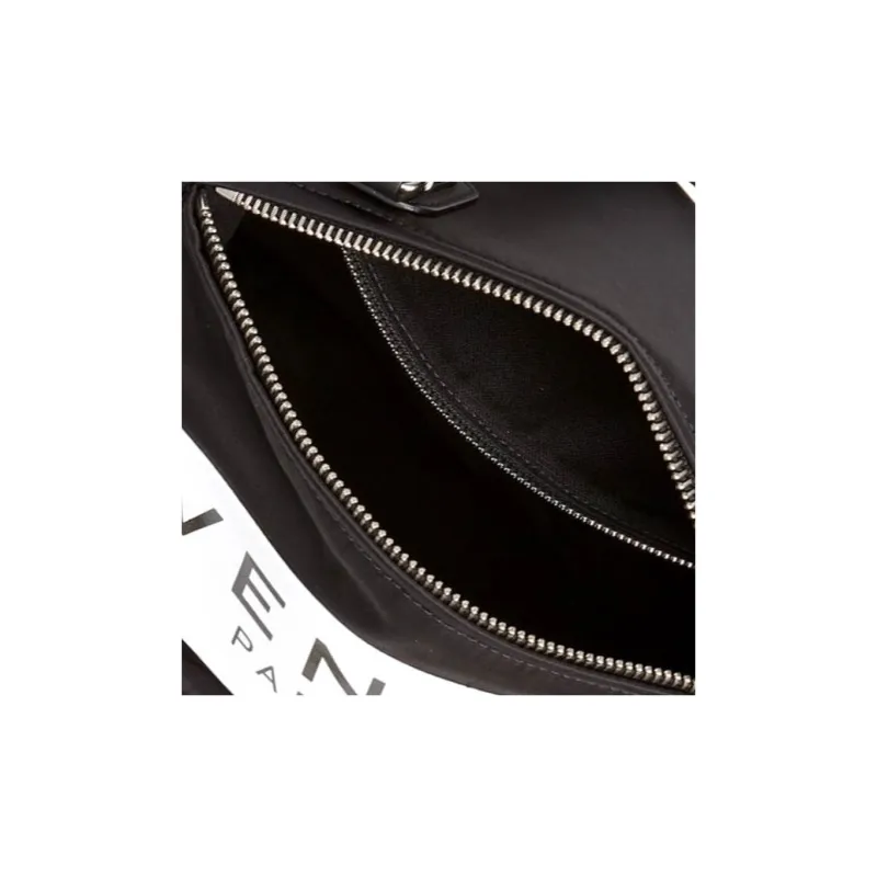 GIVENCHY Polyamide Plastic Blend Handbag Small Size Women's Black-2