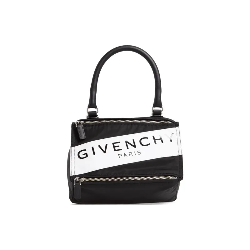 GIVENCHY Polyamide Plastic Blend Handbag Small Size Women's Black-1
