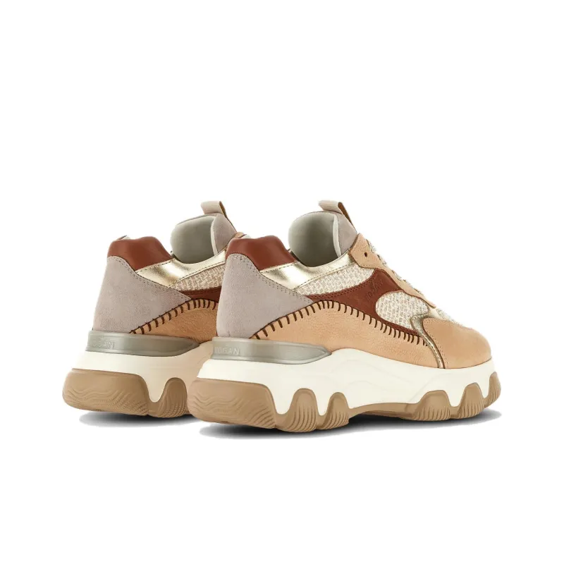 HOGAN Hyperactive Panelled Suede Sneakers-2