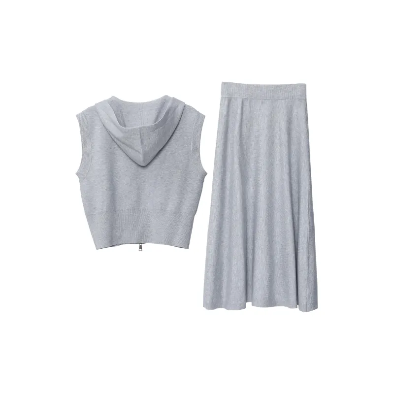 Fstudio 2 Piece Set Women's Gray-1