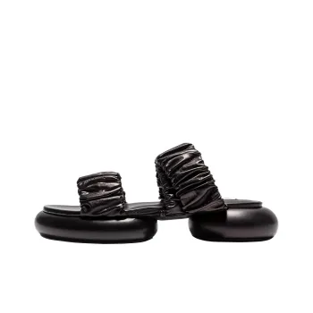 JIL SANDER 45mm Ruched-strap Chunky Sandals