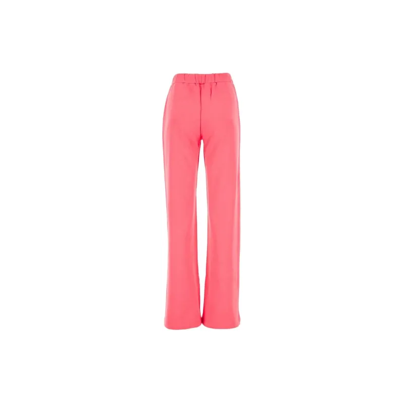 CHIARA FERRAGNI Logo Detailed Straight Leg Trousers-1