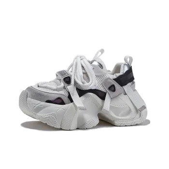 SELAIYA Anti Slip And Wear Resistant Height Increasing Low Top Chunky Sneakers Women's