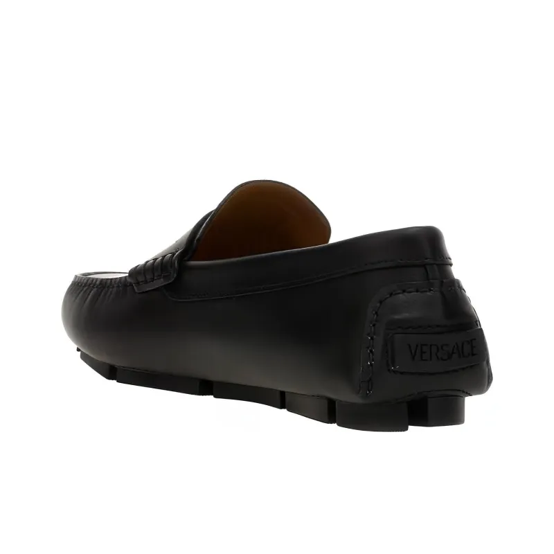 VERSACE Medusa Leather Loafers-4