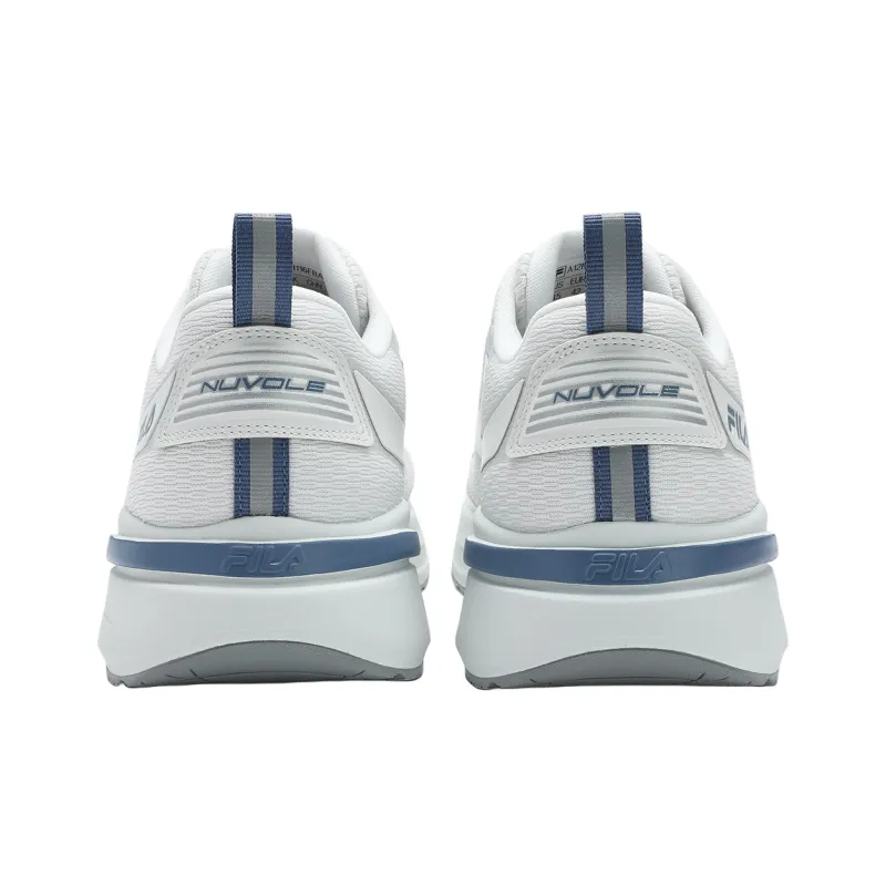 FILA NUVOLE Cushioned Slip-Resistant Breathable Low-Top Casual Running Shoes Men's White-2