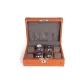 8 Watch Slot-Brown Microfiber Leather+Gray Fleece