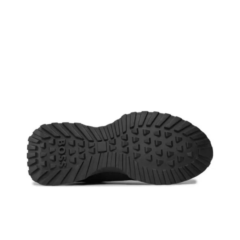 BOSS Mesh-embellished Low-top Sneakers-4