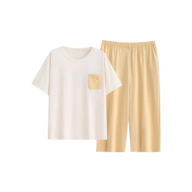 Follow The United States Pajama Set Women's Saffron-0