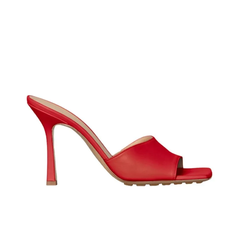 Bottega Veneta Stretch Stylish Sandal Women's Bright Red-1