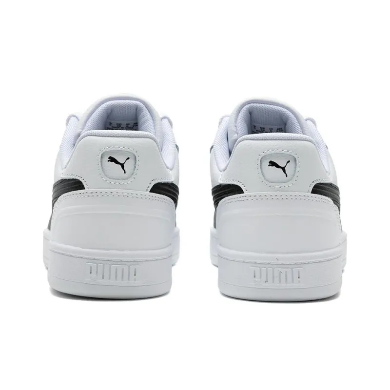 PUMA Caven Lightweight And Breathable Low Top Skateboard Shoes Unisex Black White-3