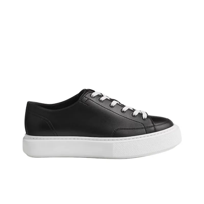 HERMES Haru Low Top Skateboard Shoes Men's Black-1
