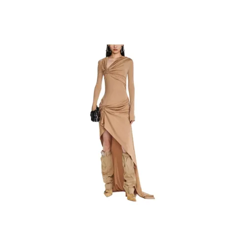 DION LEE Long-Sleeved Dresses Women's TIMBER/Wood Color