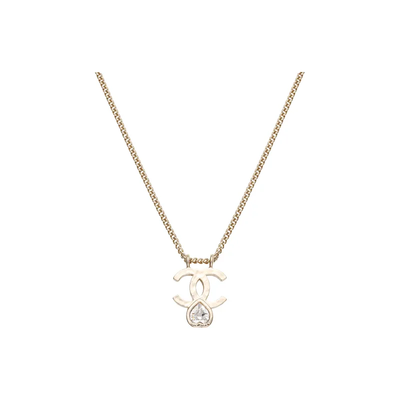 CHANEL 2014 Paris-Venice Plated Enamel Charms Pendant Costume Necklace-1