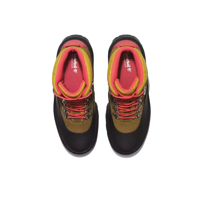 Timberland Euro Hiker Anti Slip Wear Resistant High Top Outdoor Shoes Women's Brown Black-2