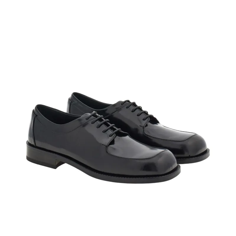FERRAGAMO Square-toe Derby Shoes-2