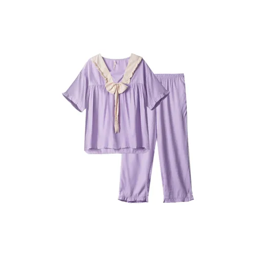 Dorame Pajama Set Women's Purple