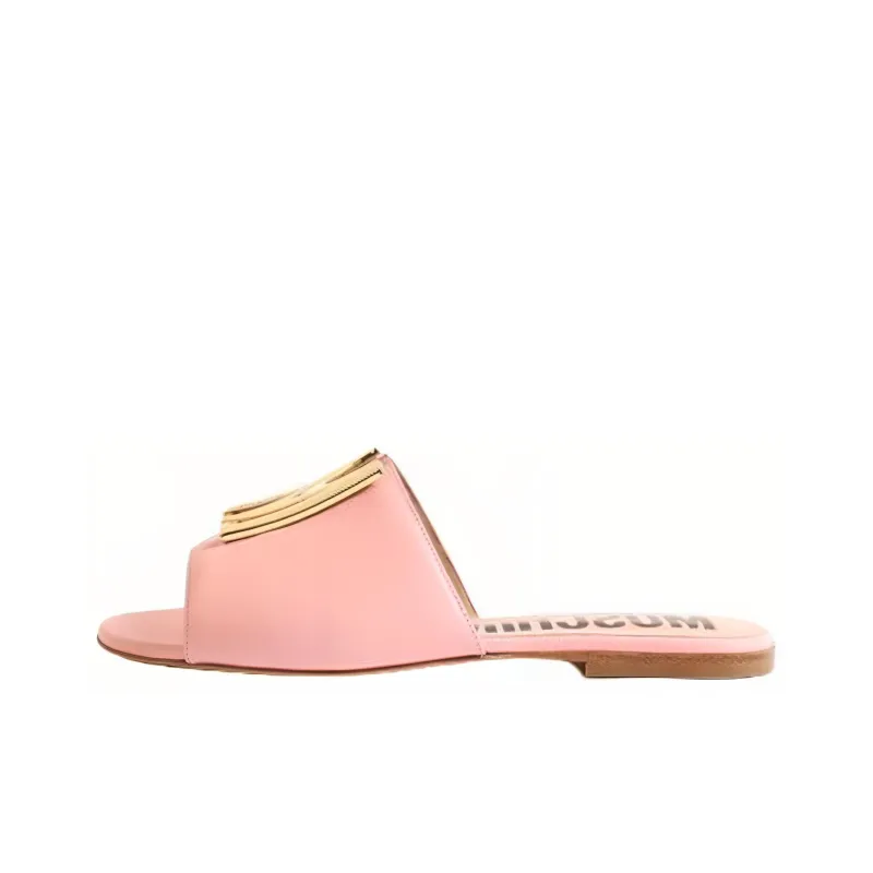 MOSCHINO Slide Slippers Women's Pink-0