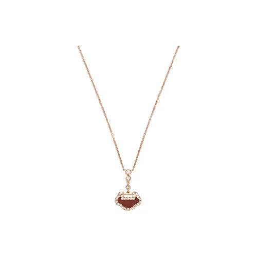 Qeelin Yu Yi Necklaces Women's Rose