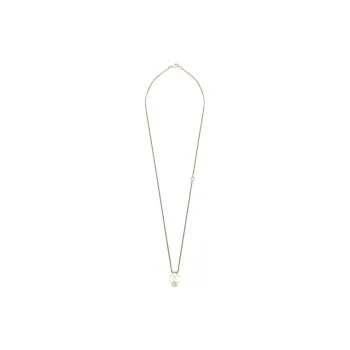 CHANEL 2014 Paris-Venice Plated Enamel Charms Pendant Costume Necklace