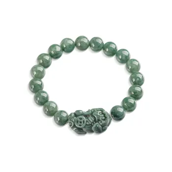 Best Wishes Bean Type Jadeite Bracelets Unisex