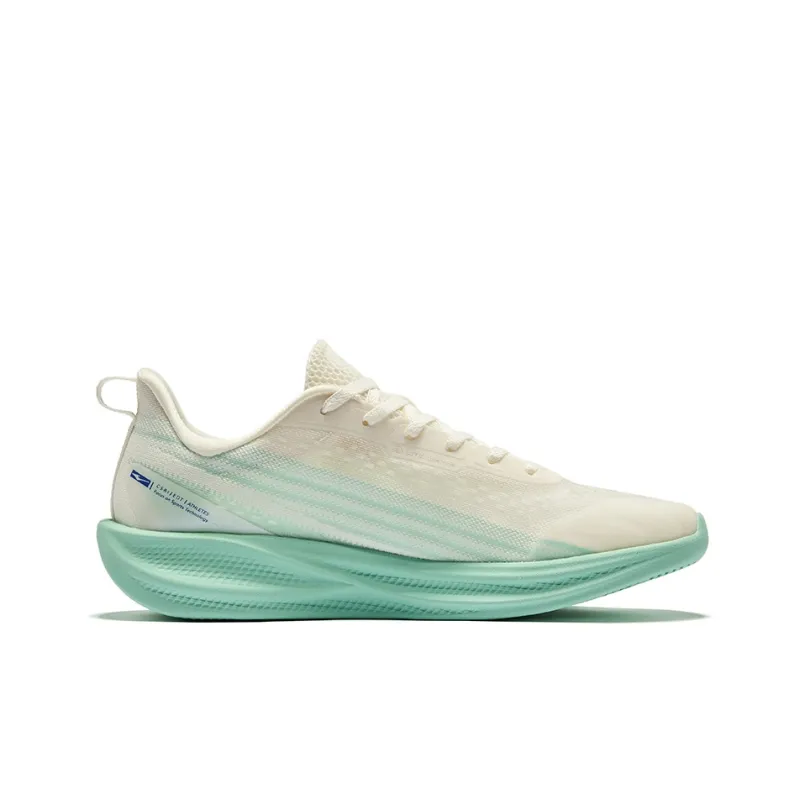 Erke Water Drift 5.0 Cushioning, Wear Resistant Low Top Sprint Running Shoes Men's Microcrystal White Jade Stone Green-1