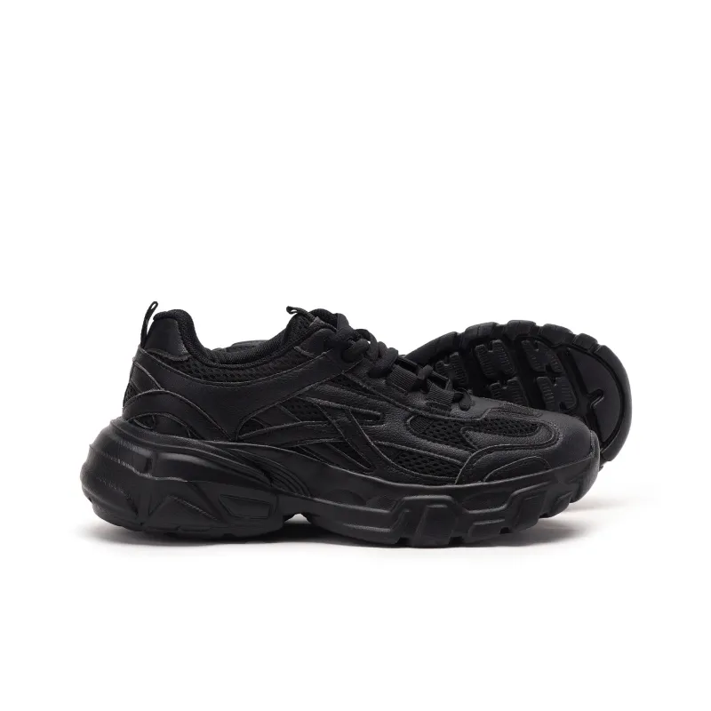 Warrior Cushioning Breathable Height Increasing Low-Top Chunky Sneakers Unisex-4