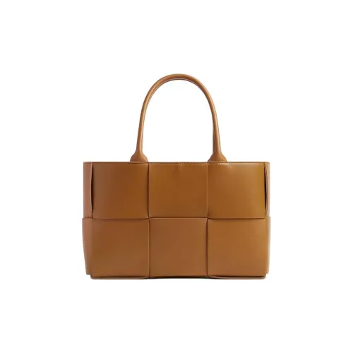 Bottega Veneta Arco Tote Bag Small Camel