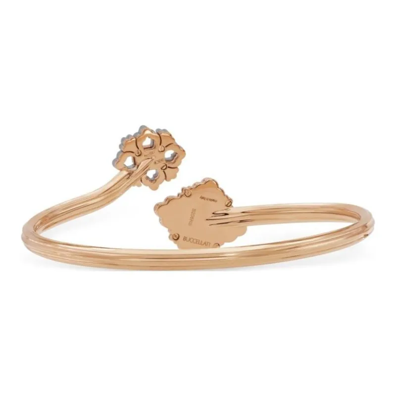 BUCCELLATI Rose Gold, White Gold, Onyx, Diamond Wristbands Unisex-2