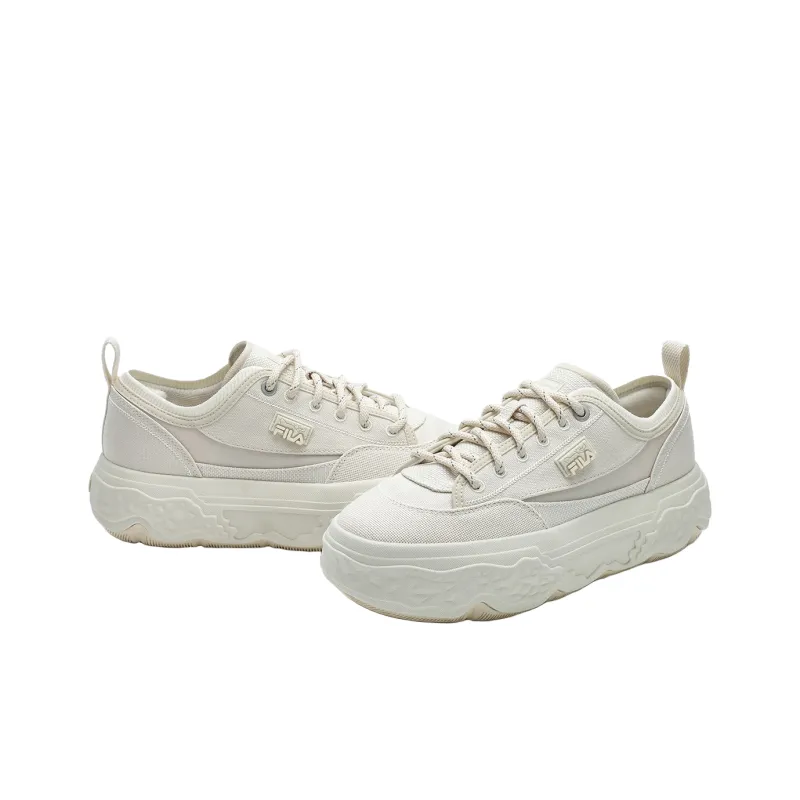 FILA ROCK Shoes Low Top Canvas Shoes Women's White-2