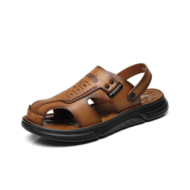 ZUWUDONG Beach Sandals Men's Black-1