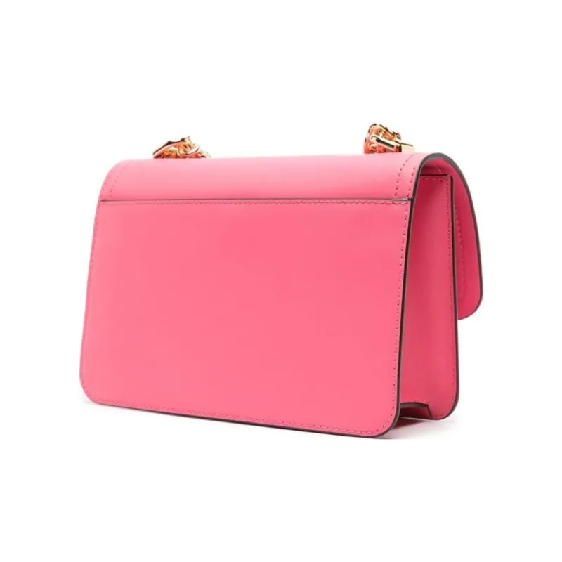 MICHAEL KORS Leather Crossbody Bag Shoulder Bag Large Size Women's Blush Pink Red-1