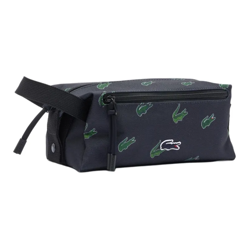 LACOSTE Polyester Toiletry Bag Regular Unisex Blue-1