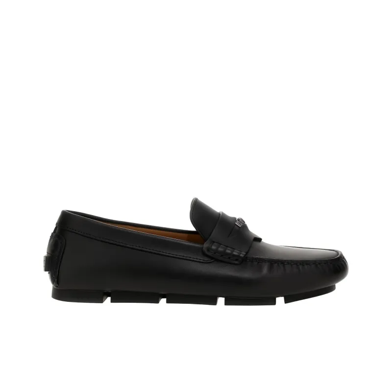 VERSACE Medusa Leather Loafers-1