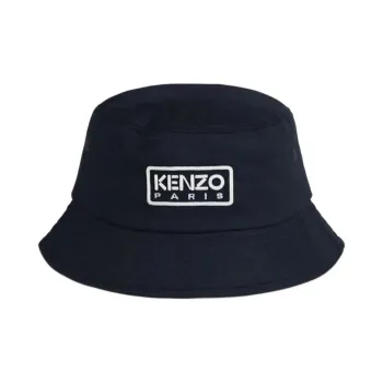 KENZO Cotton Bucket Hats Men's Black